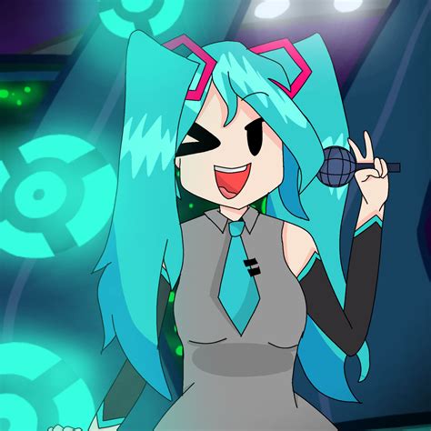 FNF mod miku by QuartzKitties on DeviantArt