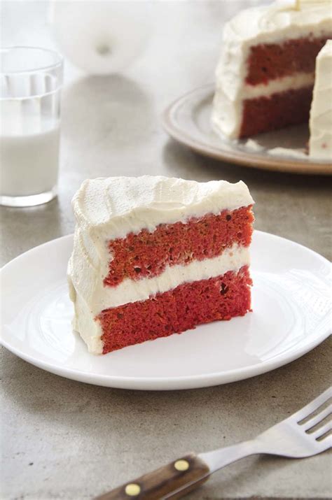 Anos Grande Novidade E Bolo Vermelho Para Comemorar Tempero