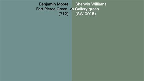 Benjamin Moore Fort Pierce Green 712 Vs Sherwin Williams Gallery