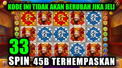 33 SPIN JACKPOT KAKEK MERAH 45B TERHEMPASKAN DENGAN MUDAH PAKAI KODE