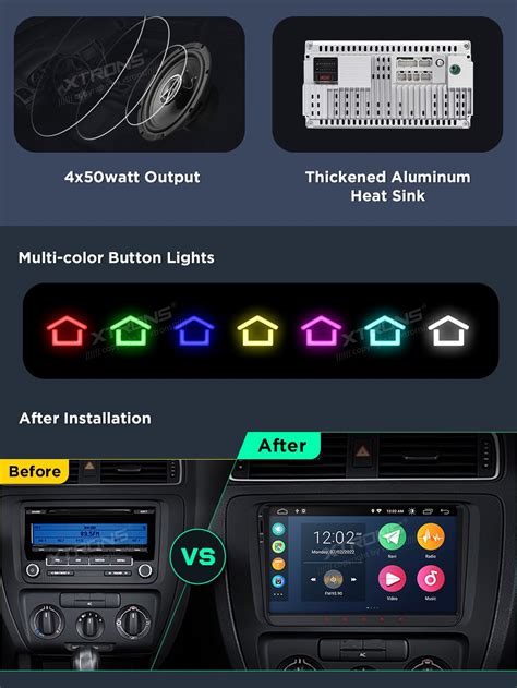 Xtrons Psa Mtvls Vw Skoda Seat Multimeedia Android Quad