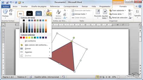 28 Curso De Microsoft Word 2010 Insertar Formas Youtube