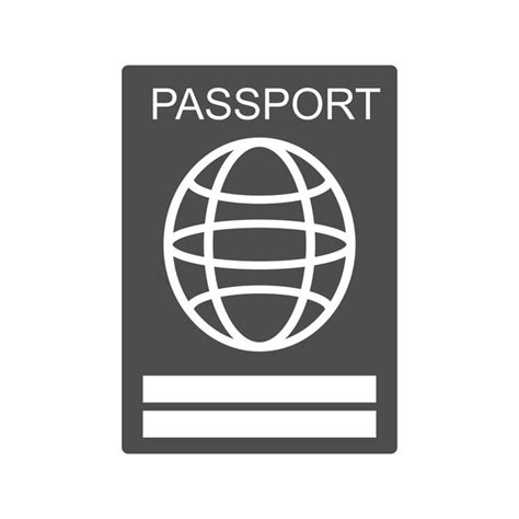 Premium Vector Passport Icon Design Vector Template