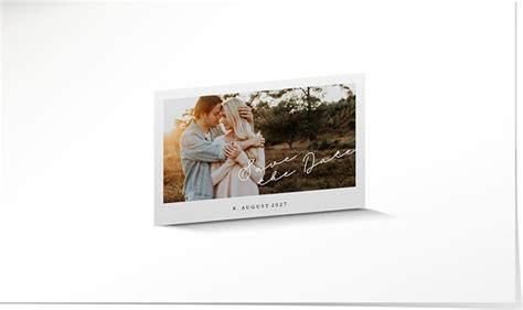 Save The Date Karte Hochzeit Schlicht Mit Foto Sch Ch Verlag