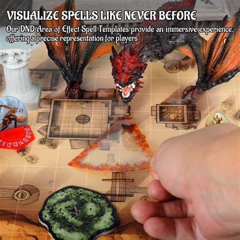 Czyy Dnd Area Of Effect Spell Templates Set Of 28