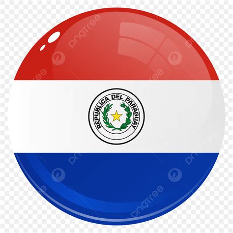 Bandeira Redonda Do País Paraguai PNG Volta Bandeira Do Paraguai O