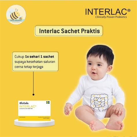 Jual Interlac Sachet Probiotic Pc Exp Oktober Shopee Indonesia