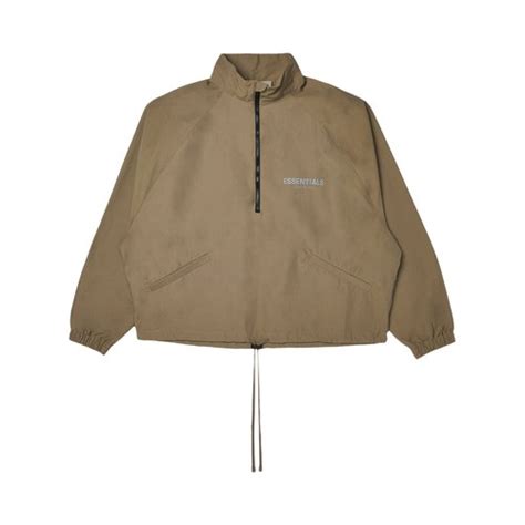 Fear Of God Essentials Half Zip Track Jacket Harvest Su F