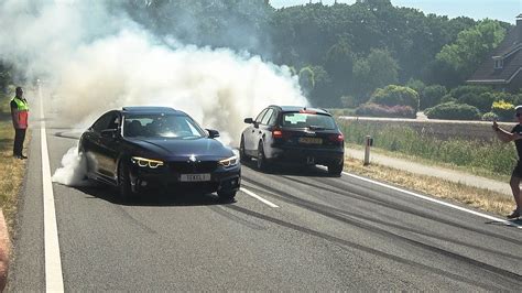 Modified Bmw M Cars Leaving Bimmerfest Insane Burnouts Loud Revs