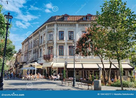 Pubs and Restaurants in Old Town of Bucharest Editorial Photography ...