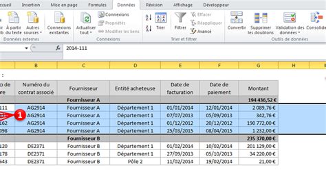 Comment grouper des colonnes lignes Compétences Excel