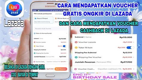 Cara Mendapatkan Voucher Gratis Ongkir Di Lazada Dan Cara Mendapatkan