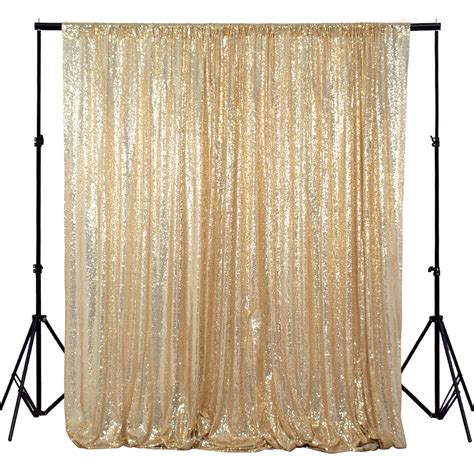 Buy Shidianyi 8ft X 8ft Light Gold Sequin Backdrops Light Gold Sequin