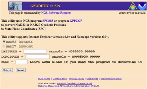 FREE GIS, Remote Sensing, Spatial & Hydrology Data: Geodetic Toolkit Conversion Tools