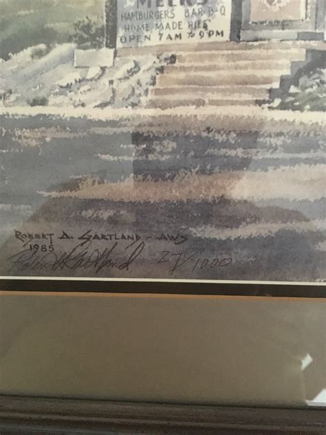 I Have 2 A Gartland Signed Limited Edition Watercolor Prints Framed