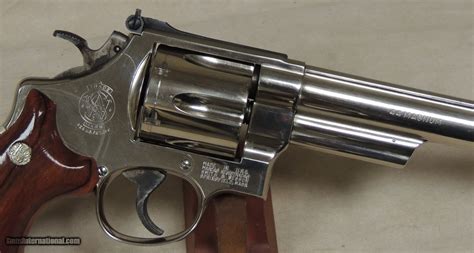 Smith And Wesson Model 29 3 Nickel Plated 44 Magnum Caliber Revolver Sn