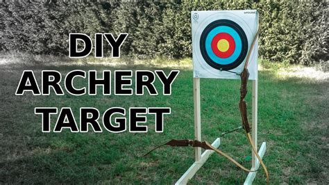 Diy Archery Target And Stand Youtube