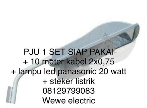 Jual Kap Lampu Jalan Led Komplit W W Kap Pju Set Lampu Led W