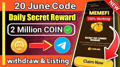 Memefi Secret Tap Combo Reward Memefi Today 2M Coin Combo Code Memefi