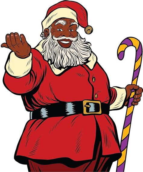 Amazon African American Christmas Black Santa Window Clings