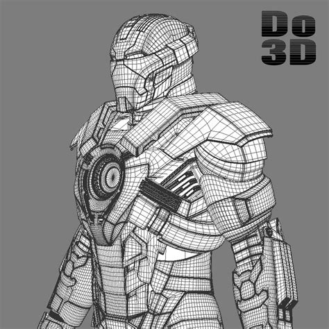 Iron Man Mark 42 Coloring Pages