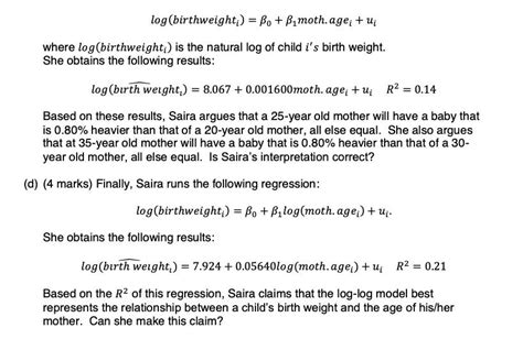 Solved 2 15 Marks Suppose Saira Is Interested In The