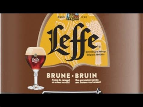 Leffe Brune Belgian Beer Review YouTube