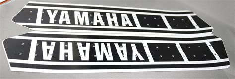 Yamaha Tank Decals Yz125 1977 78 Performance Decals And Signage