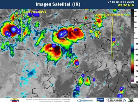 Onda Tropical Nº 20 Genera Nubosidad Y Precipitaciones En El País