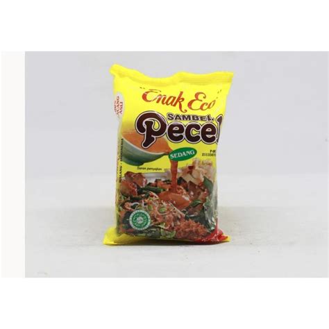 Jual Enak Eco Sambal Pecel Sedang 185g Shopee Indonesia