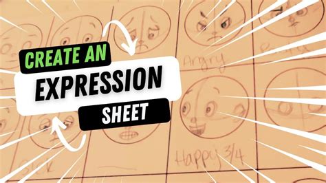 How To Create A Character Expression Sheet YouTube