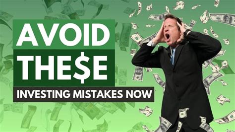 How To Avoid Common Investment Mistakes Factoven