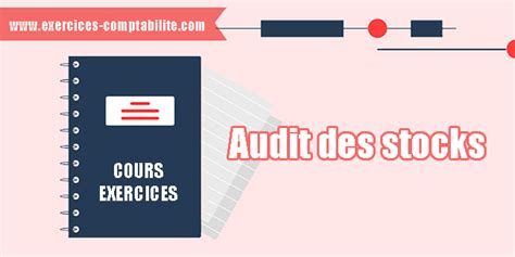 Cours Et Exercices Corrig S D Audit Exercices Comptabilite