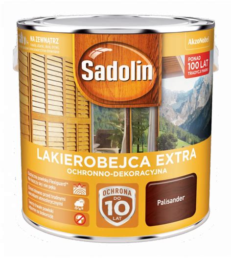 Lakierobejca Sadolin Farba Do Drewna Extra 2 5L Kolor Palisander Super Cena