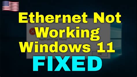 How To Fix Ethernet Not Working Windows 11 Youtube