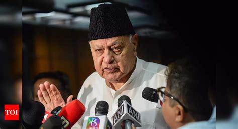 Farooq Abdullah Re Elected National Conference President India News