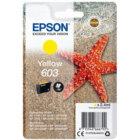 Epson Original Yellow Ink Cartridge C T U