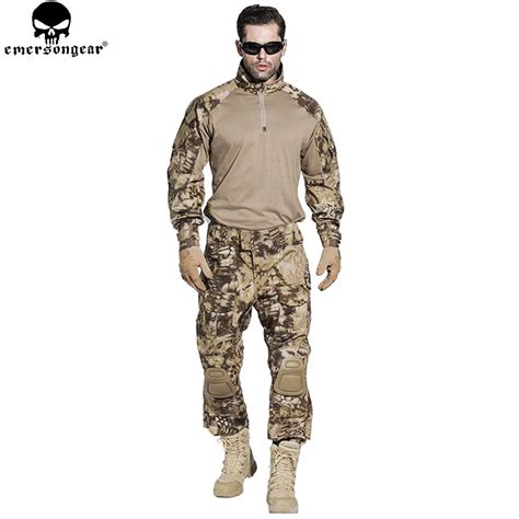 Emersongear G Airsoft Uniforme Airsoft Camisa T Ctica Pantalones Con