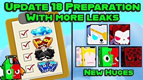 Update Preparation New Leaks Including New Huges And More In