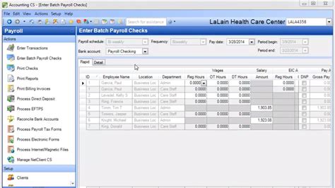 Accounting Cs Payroll Tutorial Median Point Of Concurrency