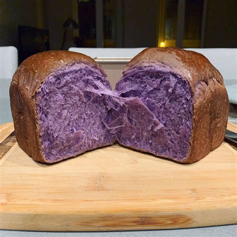 Third Try At Baking Purple Sweet Potato Bread R Breadit