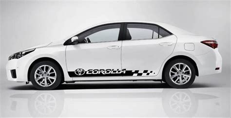 Toyota Corolla 2pcs Stripes Vinyl Decals Stickers Logo High Etsy