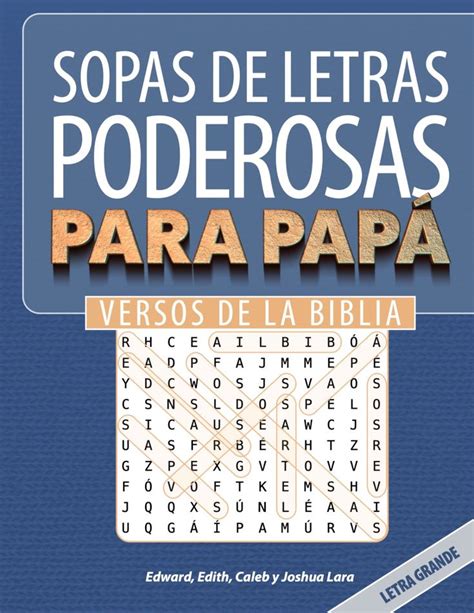 Sopas de Letras Poderosas para Papá Versos de la Biblia Letra Grande