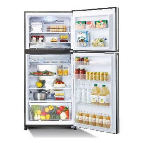 SHARP 670L SJP701MFMK 2 DOOR J TECH INVERTER FRIDGE BLACK Berdaya