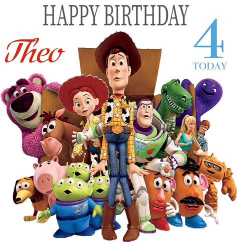 Personalised Toy Story Birthday Card Any Name And Age Etsy