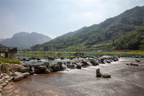 Mountain River in Sichuan, China Stock Image - Image of overlooking, kings: 150530855