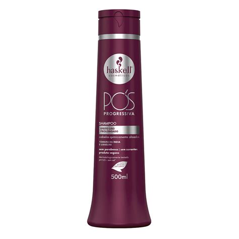 Shampoo Bom Pós Progressiva - Compre Shampoo Pós Progressiva Haskell 500ml
