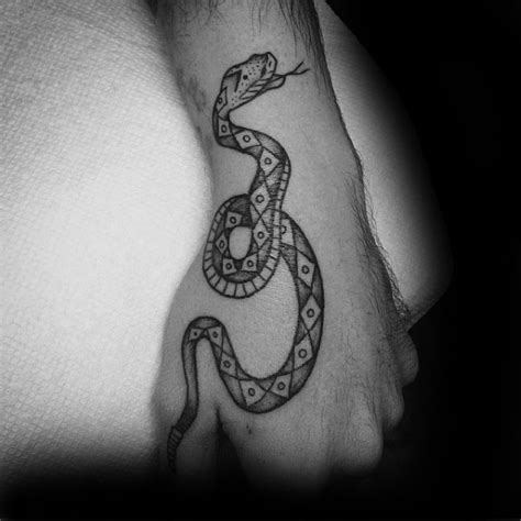 Diamondback Rattlesnake Tattoo