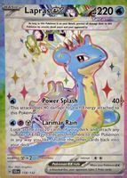 Lapras Ex 2024 Scarlet Violet Stellar Crown 158 142 Ultra Rare