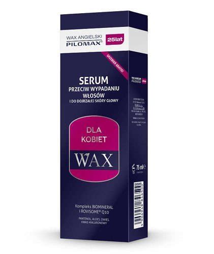 Wax Pilomax Serum Przeciw Wypadaniu W Os W Dla Kobiet Ml Cena